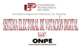 ONPE Sistema Electoral de Votacion Digital