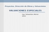 Valuaciones Especiales-Propiedades, Forestales, Mineras, Equipos