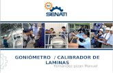 Diapositivas de Goniometro y Calibrador de Laminas