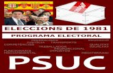 Programa electoral PSUC 1981 PDF