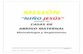 Tasas Abrigo Maternal - Misión Niño Jesús