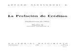 La Prelacion de Creditos - Arturo Alessandri r