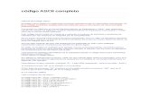 c³digo ASCII completo