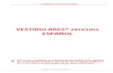 Vestibulares Espanol 2011 12