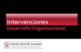 Intervenciones en Desarrollo Organizacional