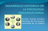 Psicología organizacional y su historia