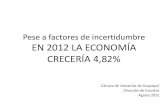 En 2012 la economía crecería