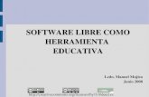 Software Libre como Herramienta Educativa