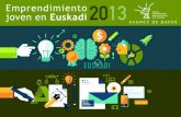 Emprendimiento jóven en Euskadi 2013 - Avance de datos
