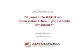 Agenda de RRHH en Concesionarias… ¿Por dónde empezar?