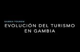 Turismo de gambia. Datos evolución turismo 2009-2014