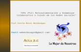“EPA (PLE) Retroalimentación y Andamiaje Colaborativo a través de las Redes Sociales"