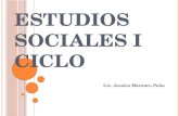 Estudios Sociales I CICLO