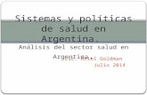 Sistemas y políticas de salud en Argentina. Análisis del sector salud