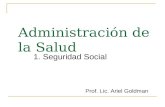 Administración de la Salud - Módulo 5  - seguridad social