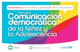 AFSCA - Defensoria - UNICEF - Comunicacion democratica ninez y adolescencia