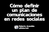 Webinar entel 2   Cómo definir un Plan de Comunicaciones en Redes Sociales