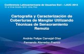 Cartografía y Caracterización de Coberturas de Manglar utilizando técnicas de Sensoramiento Remoto, Andrés Felipe Carvajal Díaz - Geotec, Colombia