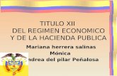 titulo XII de la constitucion politica de colombia