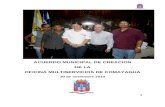MODELO DE ACUERDO MUNICIPAL PARA CREACION DE OFICINAS MULTISERVICIOS