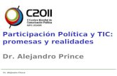 Participación Democrática y TIC Cumbre Quito Comunicadores Políticos 2011