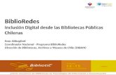 Presentación de Biblioredes, el uso de las TIC en las bibliotecas de Chile