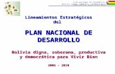 Plan Nacional De Desarrollo Bolivia