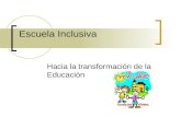 Escuela inclusiva