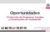 Protección de Programas Sociales y Construcción de Ciudadanía