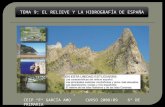 Tema9.  El Relieve Y La HidrografíA De EspañA