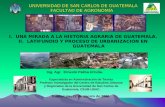 UNA MIRADA A LA HISTORIA AGRARIA DE GUATEMALA