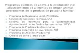 Chile: Programas públicos de apoyo a la producción y el abastecimiento de alimentos de origen animal provenientes de la producción pecuaria familiar