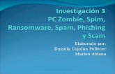 Investigación 3 -pc zombie, spim, ransomware, spam, phishing y scam