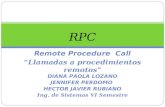 RPC - LLAMADAS REMOTAS
