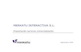 Merkatu - Proyectos de Comercialización en Canal Internet