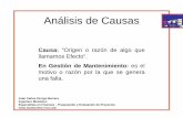 Analisis De Causas