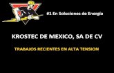 Presentacion Krostec de México Alta Tensión