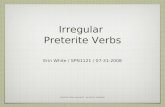 Beginning Spanish 2 - Irregular Preterite Verb Conjugation Practice