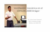 Ventilación  mecánica en el oxylog 2000 dräger  (1 )