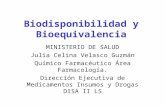 Biodisponibilidad y Bioequivalencia de Medicamentos
