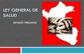 Exposición Ley General de Salud - Perú