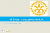 Mi Rotary: una experiencia social