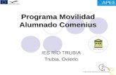 Programa Movilidad Alumnado Comenius IES Río Trubia