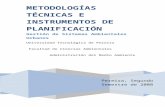Metodologías, técnicas e instrumentos de planificación