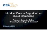 [CSA] Introducción a la Seguridad en Cloud Computing