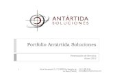 Portfolio Antartida Soluciones (2012)