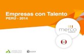 Merco Personas 2014: Empresas con talento Perú