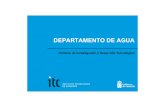 Departamento de Agua - I+D ITC