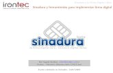 Sinadura y otras herramientas de software libre para implementar firma digital