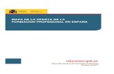 MAPA DE LA OFERTA DE LA FORMACIÓN PROFESIONAL EN ESPAÑA 2011
